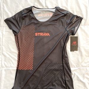 NWT New Balance Strava technical shirt